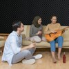 VEVOR Acoustic Foam Panels, 4 Pack 48 x 24 x 2 inches, Egg Designed Soundproof Wall Panels,Fire-Resistant Acoustic Panels,Sound Absorbing Panels,Black - 2 of 4