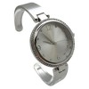 Olivia Pratt Round Face Rhinestone Bezel Soft Bangle Women Watch - 3 of 3