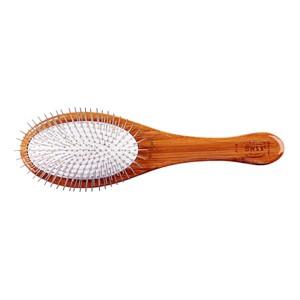 Bass Pet Brushes Style & Detangle Pet Brush with 100% Premium Alloy Pin Pure Bamboo Handle - 1 of 4