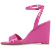 Journee Collection Womens Konna Mid Heel Wedge Sandals - 2 of 4