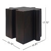 MAYEERTY 1 Pack Modular Puzzle Side Table, MGO Artistic End Table for Indoor Outdoor Living Room, Patio - 4 of 4
