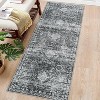 Boho Washable Rug - Non-Slip Vintage Area Carpet for Living Room, Bedroom, Kitchen - 4 of 4