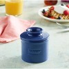 Butter Bell® Crock - Royal Blue Retro Ceramic Butter Keeper, Classic Café Style Butter Dish for Spreadable Butter Without Refrigeration - 3 of 4