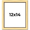 PosterPalooza | Simple Gold Picture Frame - UV Acrylic, Foam Board Backing, Hanging Hardware - 2 of 4