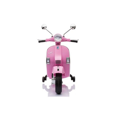 pink vespa scooter 6v