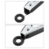 Unique Bargains Stainless Steel Silicone Tip Locking Mechanism Kitchen Tongs 1 Set - 4 of 4
