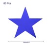 Unique Bargains Decor Material Colorful Cardboard Five Star Cutouts - 2 of 3