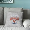 NCAA Virginia Cavaliers 16" Heather Gray Sweatshirt Pillow - 4 of 4