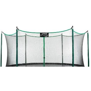 Upper Bounce Trampoline Safety Enclosure Net, Fits 15 FT Round Frame using 6 Poles, Adjustable Straps - Installs Inside of Frame - Net Only - 1 of 4