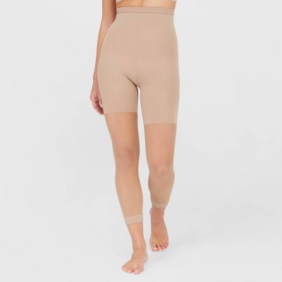 ASSETS by SPANX Women's High-Waist Footless Shaper - Tan 1