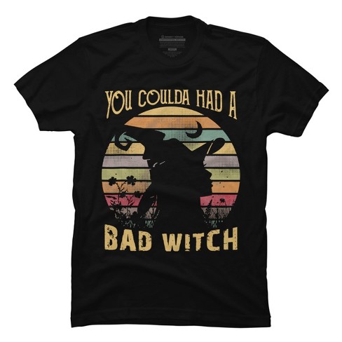 Men's Design By Humans Halloween Funny You Coulda Had Bad Witch By ...