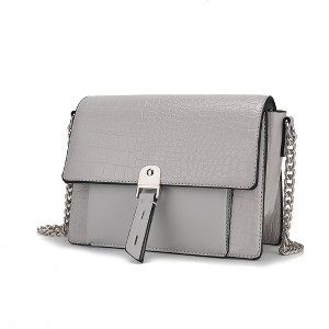MKF Collection Hope Crocodile Embossed Women’s Shoulder Bag by Mia K - 1 of 4