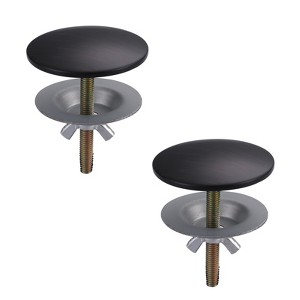 Sink Hole Cover 2-Pack – 2 Inch Deck Plate for Kitchen or Bathroom Faucet - 1 of 4