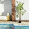 XINGHANZHENXUAN Artificial Bamboo Tree with 924 Lifelike Leaves, Faux Decorative Plant for Home, Office & Commercial Spaces - 3 of 4