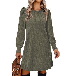 winter long sleeve dresses Dress with long flared sleeves Multipacks Womens Dresses Under $15 This womens dresses is suitable for daily 38 Gorgeous Long-Sleeved Dresses That