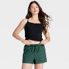 Women's Flannel Pajama Shorts - Auden™ - 3 of 4
