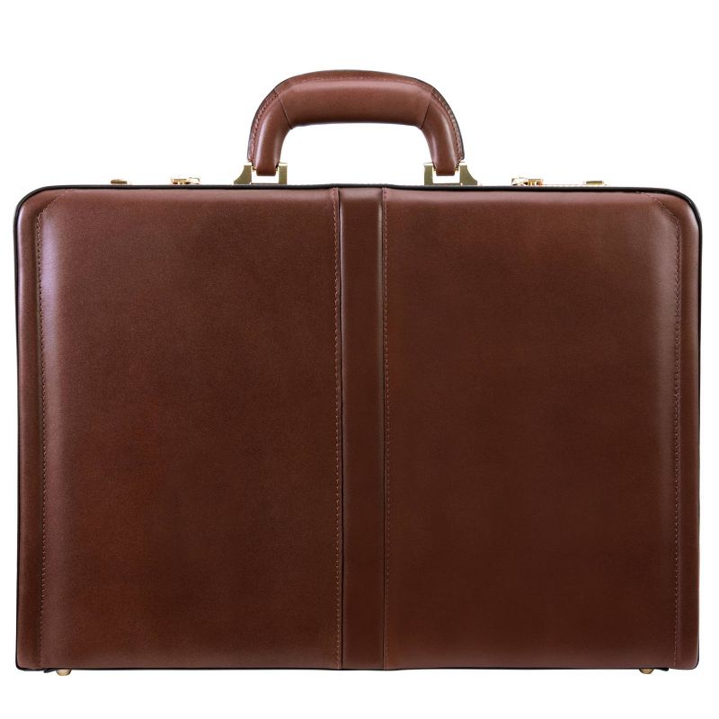 McKlein Reagan Leather 3.  Attache Briefcase - Brown, 4 of 10