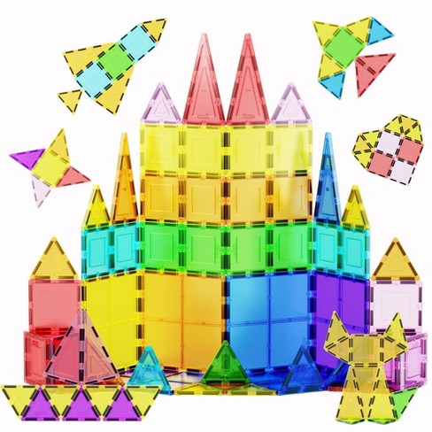 Picassotiles 60 piece 3d magnetic building hot sale blocks set