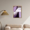 Art Remedy Fashion Fest Amethyst and Earth Combo Retro Abstract Wall Art Framed - 2 of 4