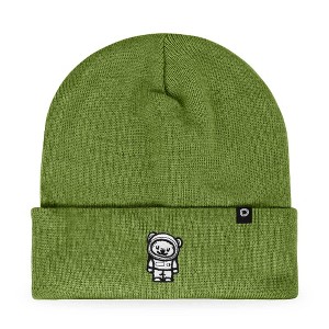Dalix Ice Bear Embroidered Beanie Astronaut Warm Winter Knit Hat for Men - 1 of 4