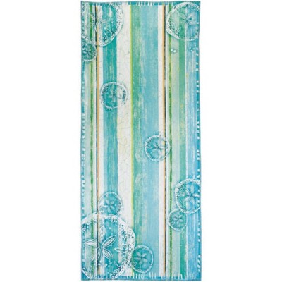 Homefires Ocean Floor Indoor Rug Only – Vibrant, Underwater-Inspired Accent Rug for Living Room, Bedroom, or Office – Durable & Washable