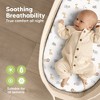KeaBabies Organic Bassinet Sheet for Baby Girls, Boys, 2-Pack Soothe Bassinet Fitted Sheets, Bedside Bassinet Mattress Sheet - 4 of 4
