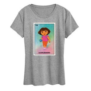 Women's - Dora the Explorer - Loteria La Exploradora Short Sleeve Graphic T-Shirt - 1 of 4