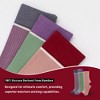 SERISIMPLE Women Viscose Bamboo Womens Crew Socks Dress Chic Colorblock Striped Design Socks 3 Pairs - 3 of 4