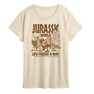 Women's - Jurassic Park - Jurassic World 65 Million Years In The Making Short Sleeve Graphic T-Shirt - 1 of 3