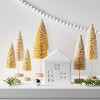 6ct Sisal Bottle Brush Tree Christmas Figurine Set White Neutral - Wondershop™ - 2 of 3