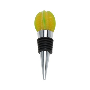 Unique Bargains Bottle Stopper Aluminum Alloy TPE Resin 3.54"x0.98"x0.98" 1 Pc - 1 of 3
