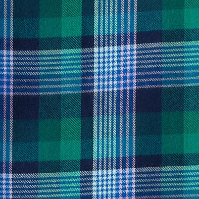 teal multi plaid