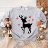 Simply Sage Market Women's Graphic Sweatshirt Rudolph Reindeer - 3 of 4