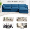 HYLEORY Corduroy Modular Sectional Sofa Couch Accessories - 2 of 4