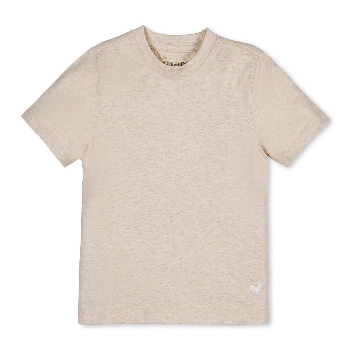 Hope & Henry Boys' Organic Short Sleeve Henley Tee, Kids