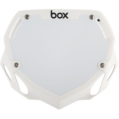 BOX Two BMX Number Plate White Large