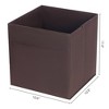 Unique Bargains Shelves Closet Fabric Storage Bin for Organizing Clothes Books 1 Pc - 4 of 4