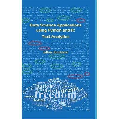 Data Science Applications using Python and R - by  Jeffrey Strickland (Hardcover)