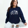 Simply Sage Market Women's Graphic Sweatshirt Hike More Worry Less - 2 of 3