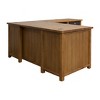 Heritage Wood L Desk and Return Brown - Martin Furniture - 3 of 3