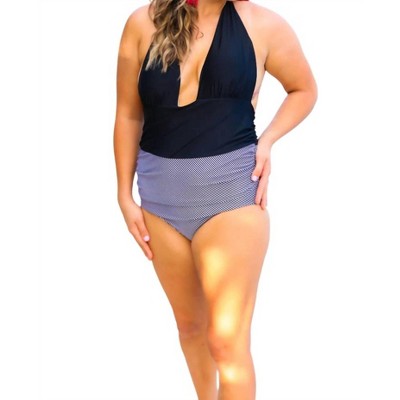 Women's Make a Splash Halter Swimsuit - Jess Lea