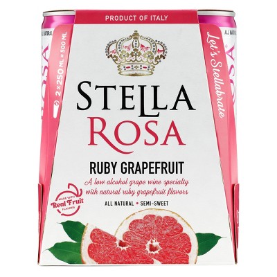 Stella Rosa Ruby Grapefruit Wine - 2pk/250ml Cans