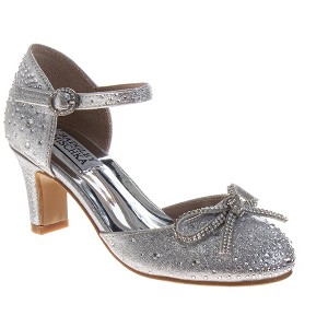 Badgley Mischka Elegant Slip-On Dress Shoes for Girls - Formal Comfortable Premium Party Style (Toddler – Big Kids) - 1 of 4