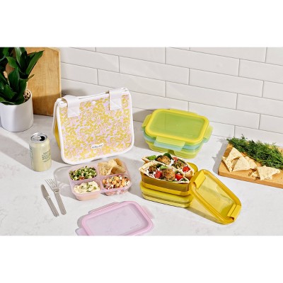 Ello 2pk Plastic Lunch Stack Food Storage Container, 2 of 7