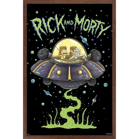 Rick and Morty - Spaceship Wall Mural