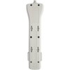 Tripp Lite 7 Outlet Surge Protector Power Strip, 7ft Cord, Right Angle Plug, 2160 Joules, & $75,000 INSURANCE (SUPER7) Ivory - 3 of 4