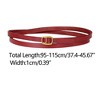 INSPIRE CHIC Women's Adjustable Skinny Leather Fashion Narrow Minimalism Waist Belt - 3 of 4