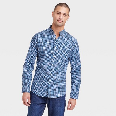 Men's Heavyweight Long Sleeve Flannel Button Down Shirt – Goodfellow & Co™  : Target