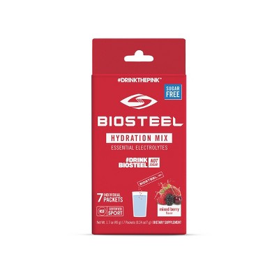 BioSteel Hydration Powder Mix Bag - Mixed Berry - 7ct