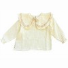 Girl Gauze Round Collar Blouse - Cozmo - 2 of 2